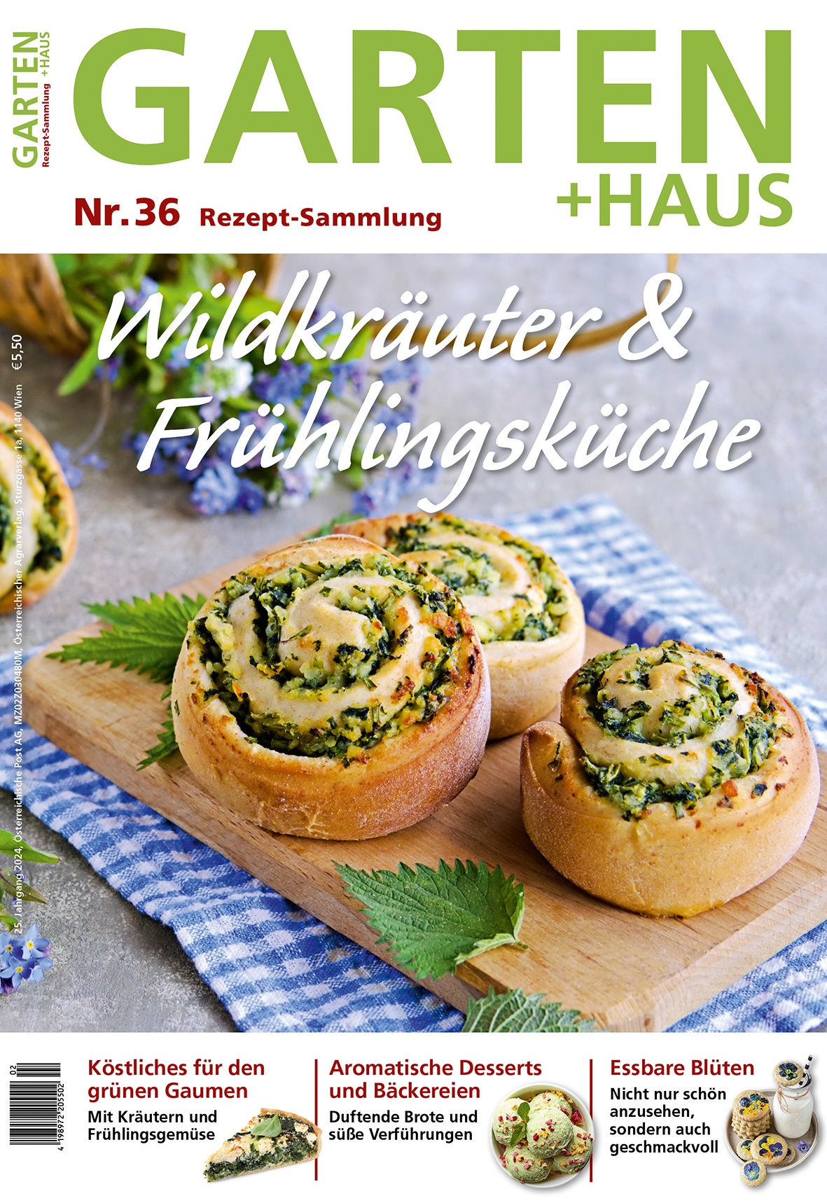 Rezept-Sammlung 36 – Wildkräuter & Frühlingsküche Rezept-Sammlung 36 – Wildkräuter & Frühlingsküche
