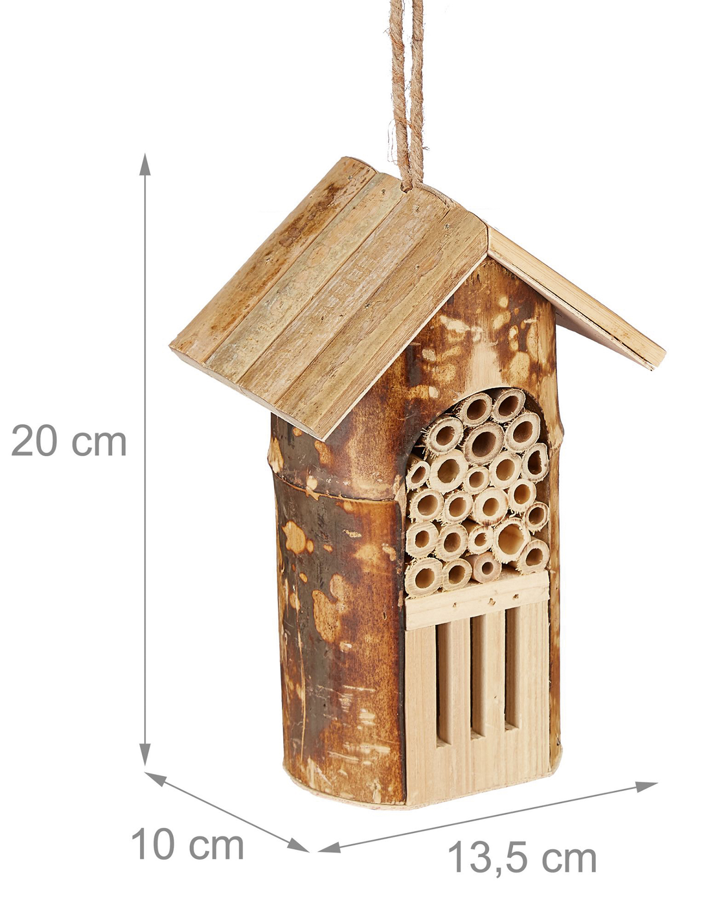 Insektenhotel "Baum", für Bienen und Schmetterlingen