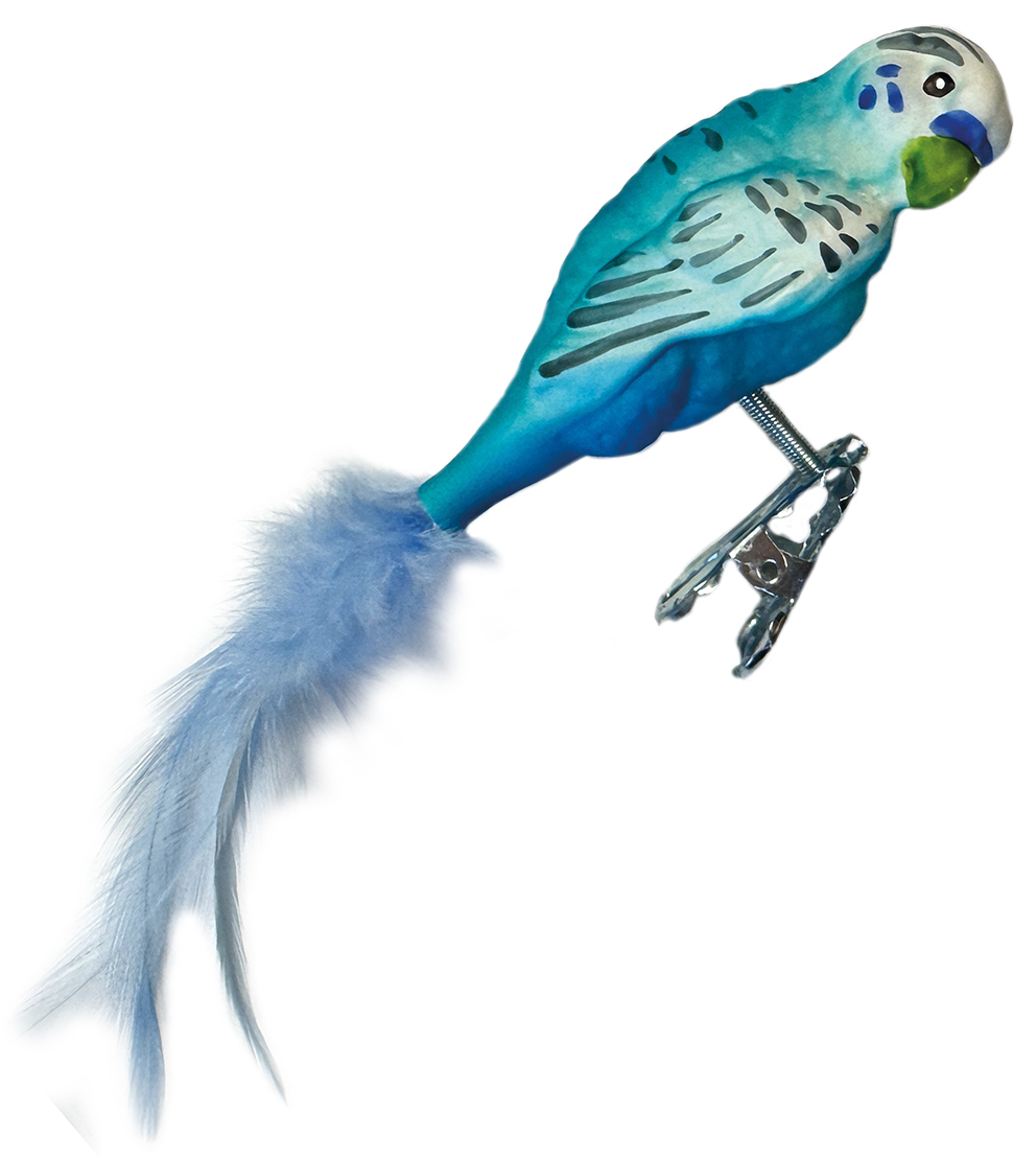 Glasvogel "Wellensittich" Glasvogel "Wellensittich"