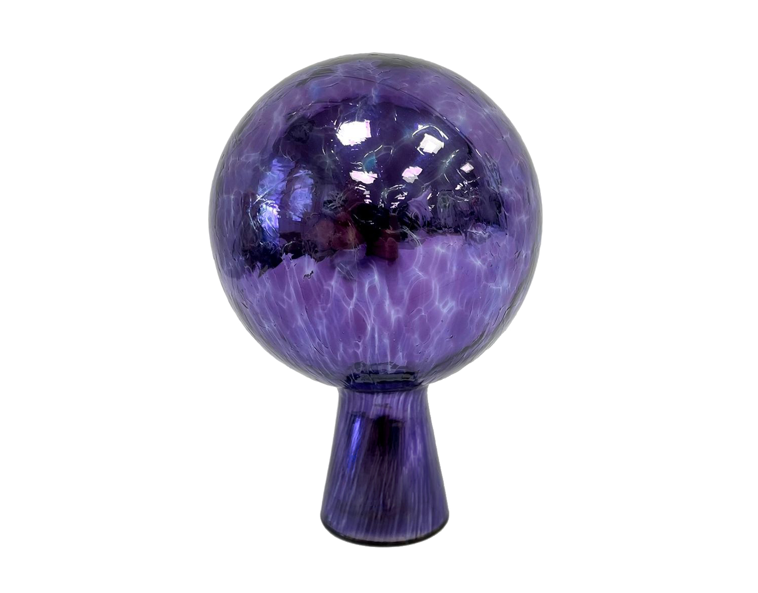 Rosenkugel 9 cm, "Brombeer", Glas