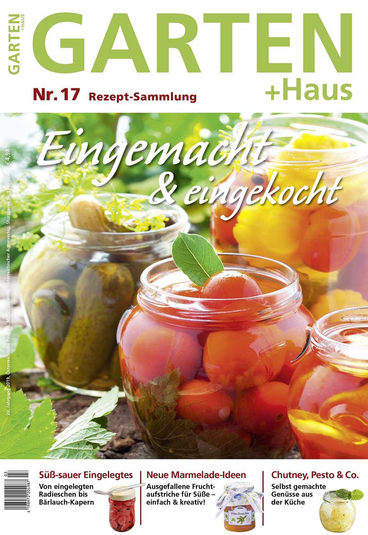 Rezept-Sammlung 17 – Eingemacht & Eingekocht Rezept-Sammlung 17 – Eingemacht & Eingekocht