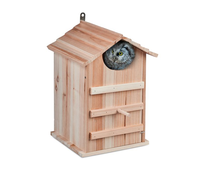 Vogelnistkasten für Eulen