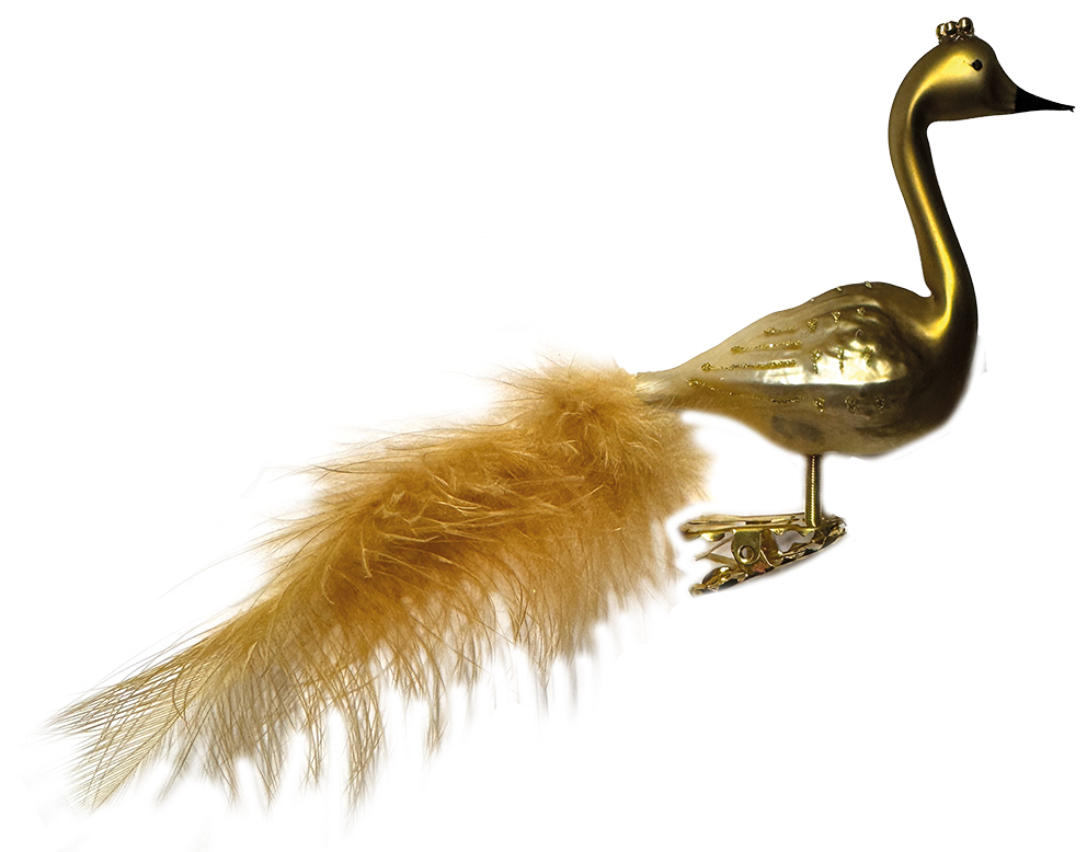 Glasvogel "Schwan", Gold Glasvogel "Schwan", Gold