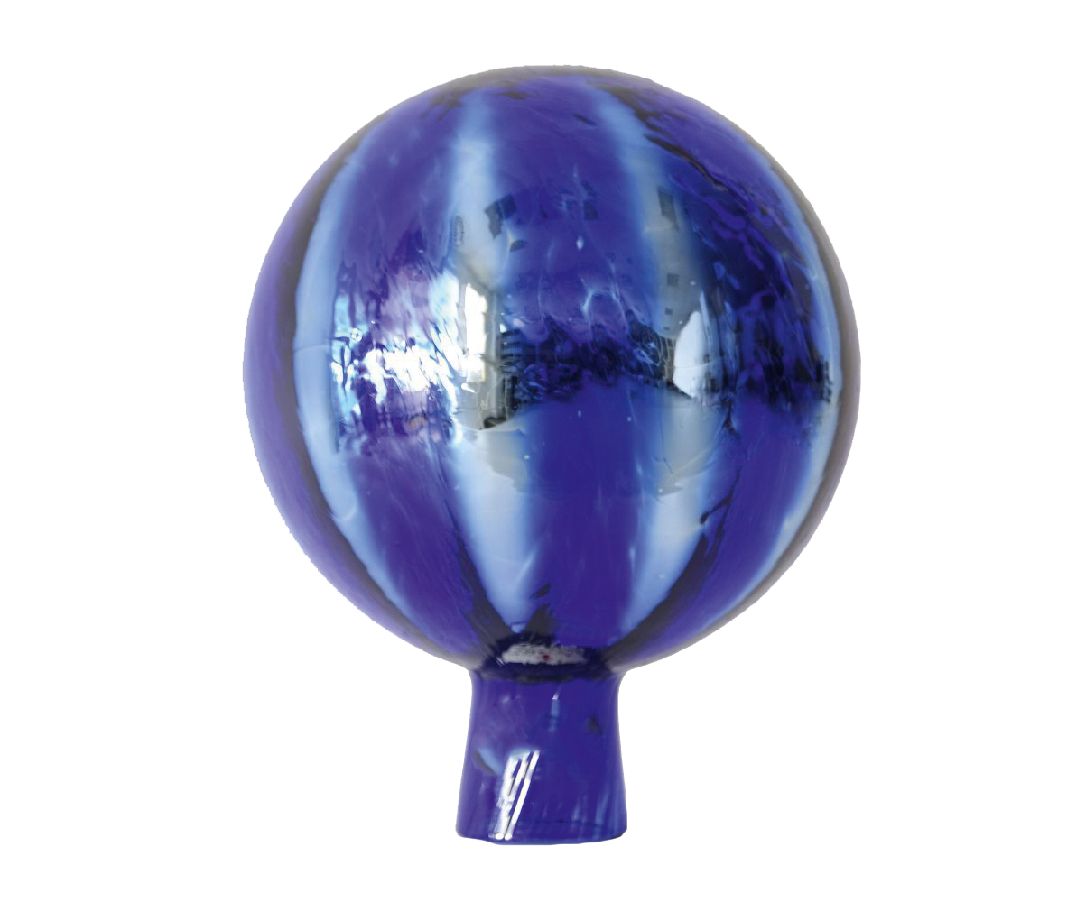 Rosenkugel 15 cm, "Maritim", Glas, verspiegelt