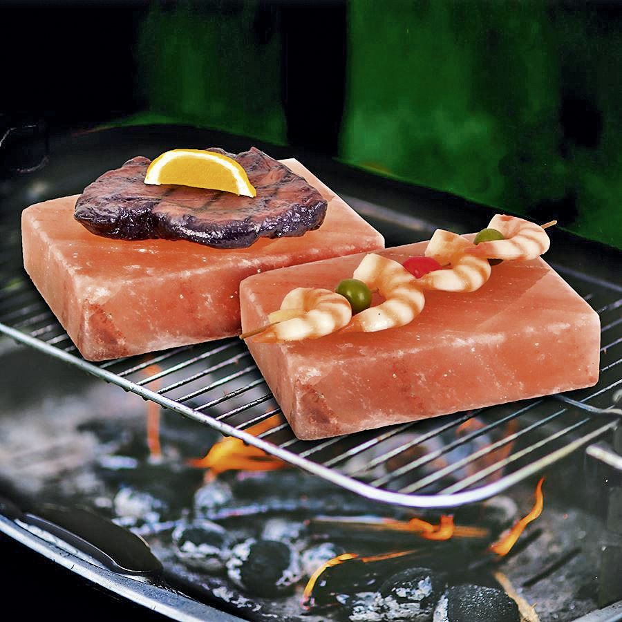 Himalaya-Salzblock zum Grillen