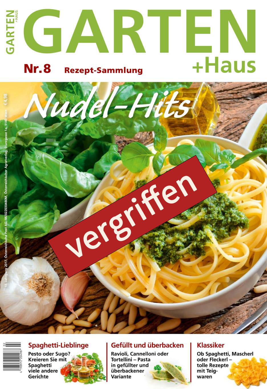 Rezept-Sammlung 8 – Nudel-Hits (vergriffen) Rezept-Sammlung 8 – Nudel-Hits (vergriffen)