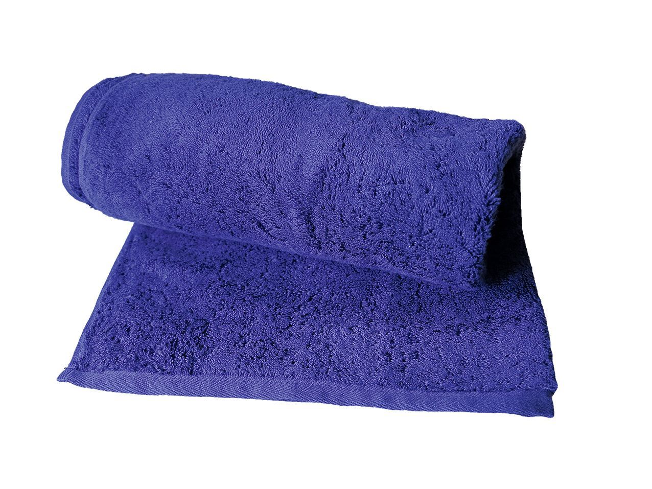 Flauschiges Duschtuch, blau