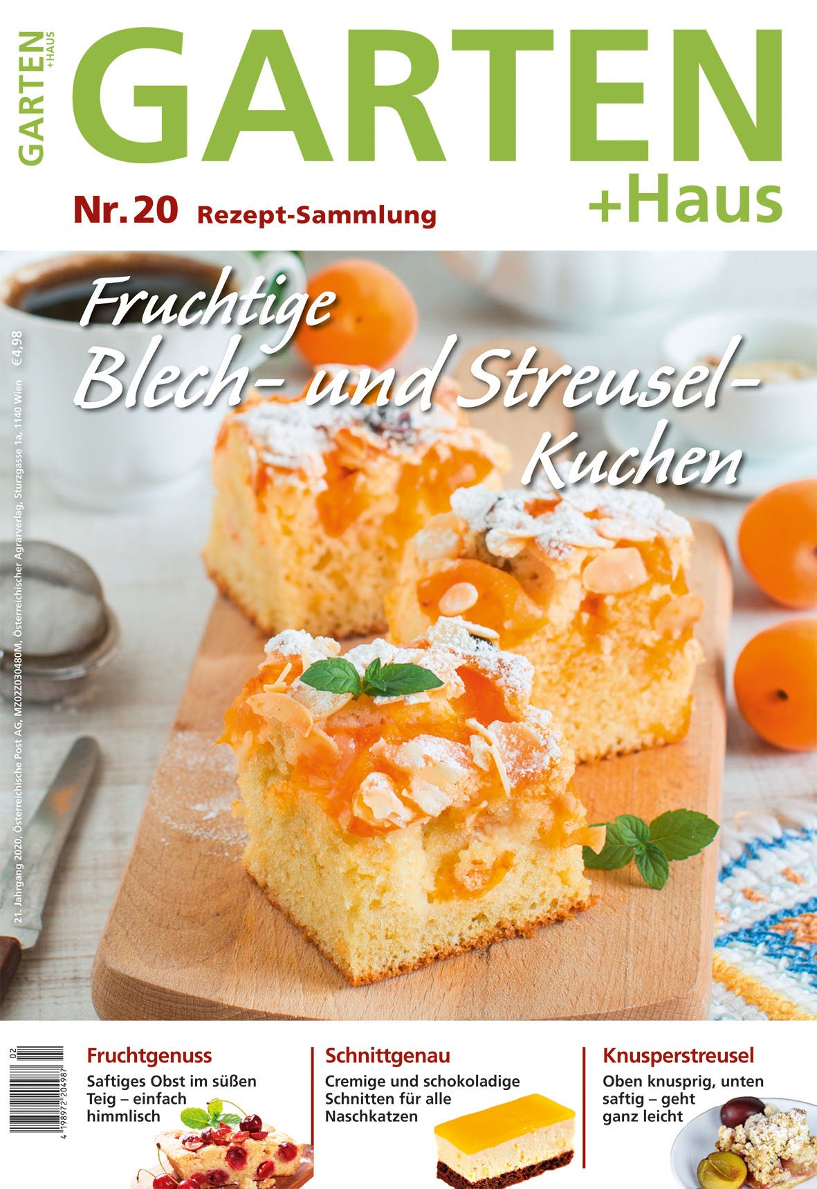 Rezept-Sammlung 20 – Blech- und Streuselkuchen Rezept-Sammlung 20 – Blech- und Streuselkuchen