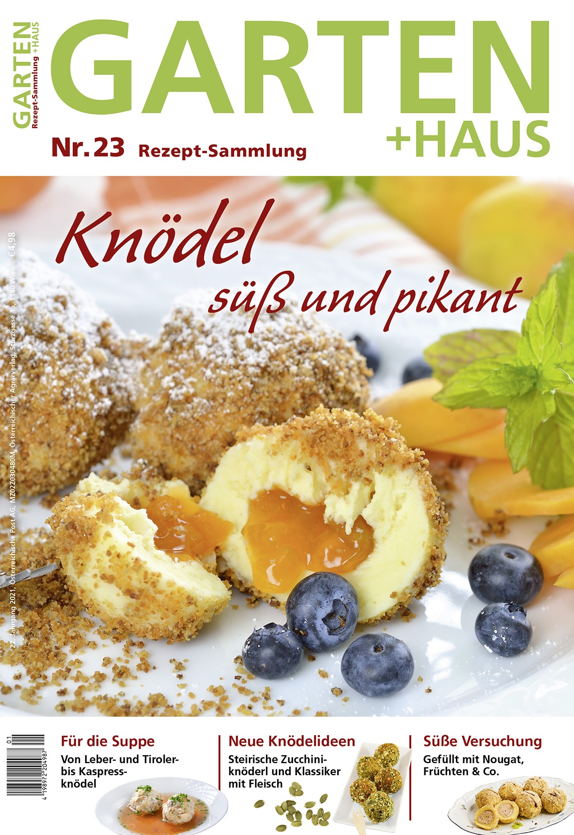 Rezept-Sammlung 23 – Knödel: süß und pikant Rezept-Sammlung 23 – Knödel: süß und pikant