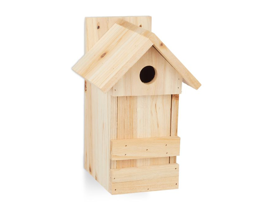 Vogelnistkasten mit Spitzdach