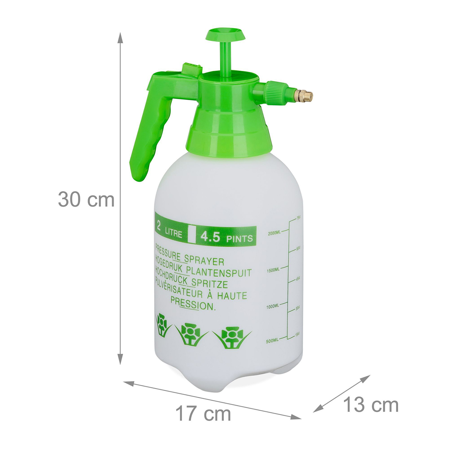 Pumpsprühflasche 2 Liter