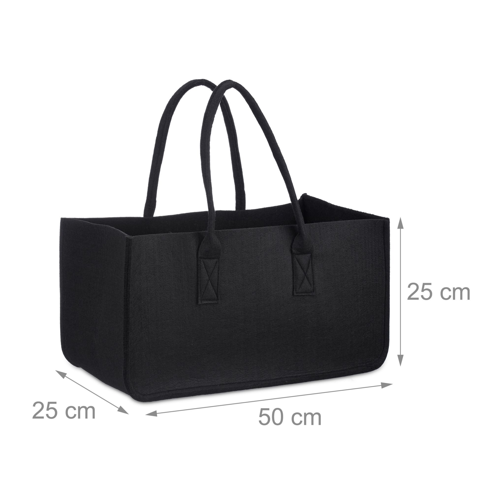 Kaminholztasche aus Filz