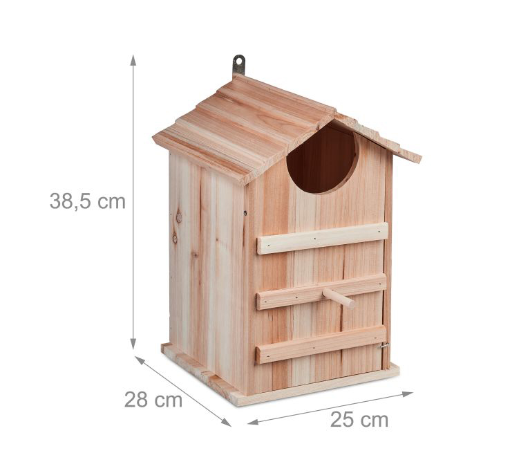 Vogelnistkasten für Eulen