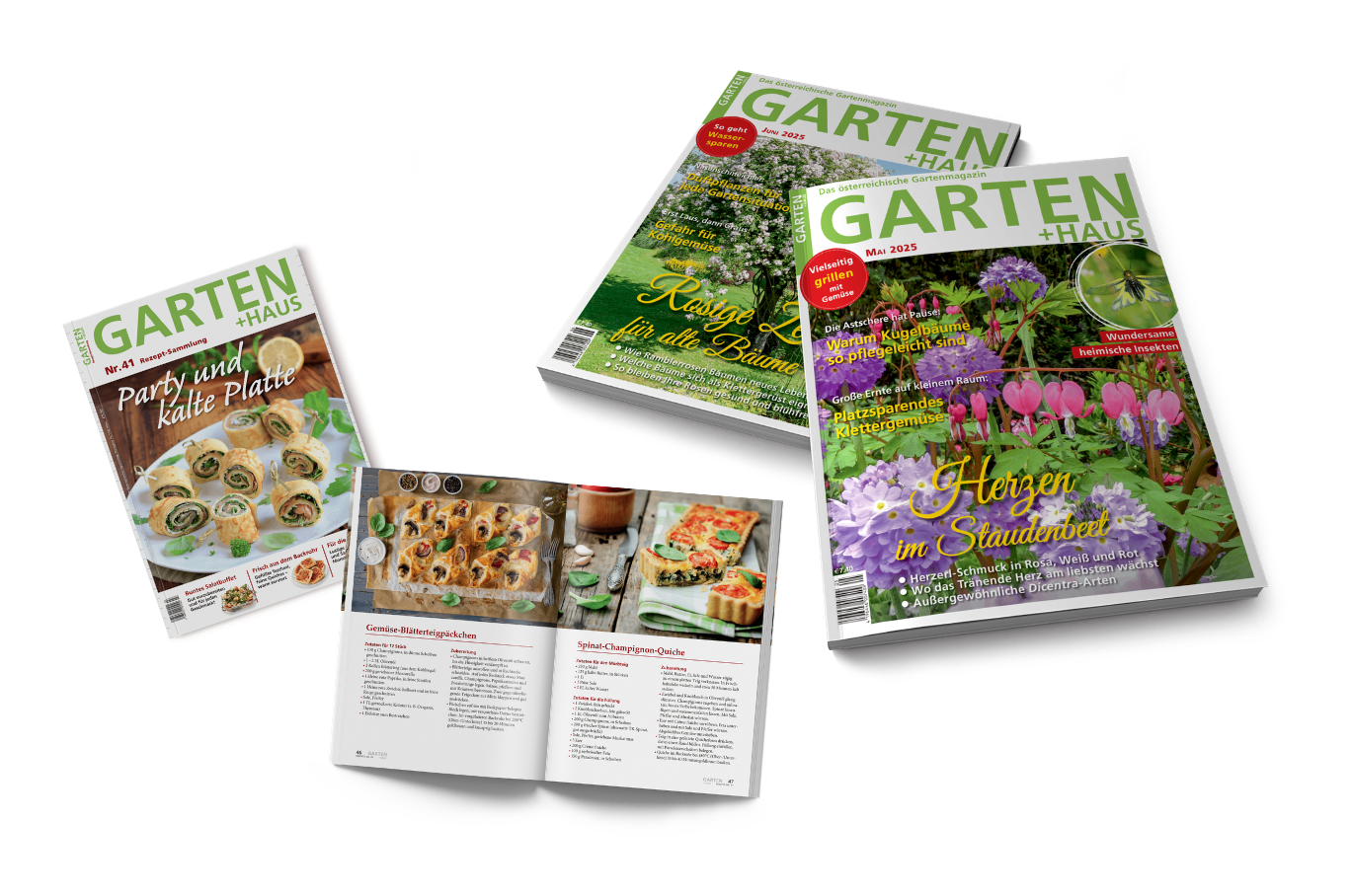 Kombi-Abo Garten+Haus + Rezepte Kombi-Abo Garten+Haus + Rezepte