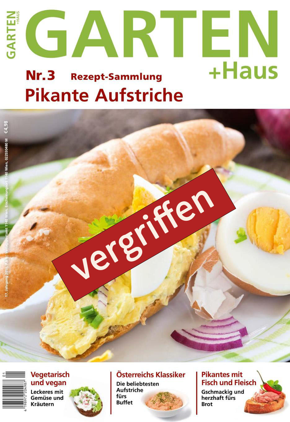 Rezept-Sammlung 3 – Pikante Aufstriche (vergriffen) Rezept-Sammlung 3 – Pikante Aufstriche (vergriffen)