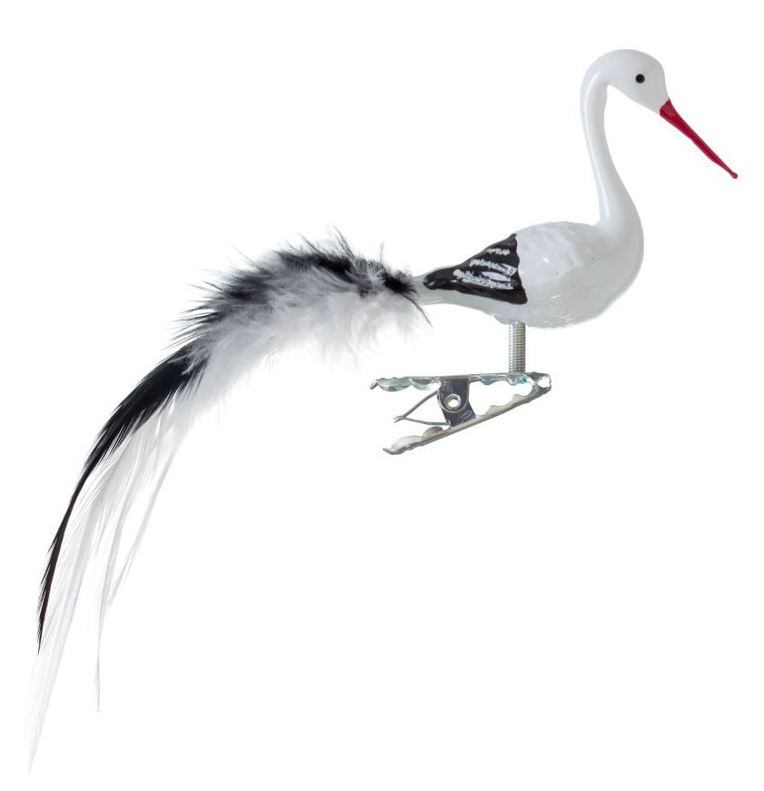 Glasvogel "Storch"