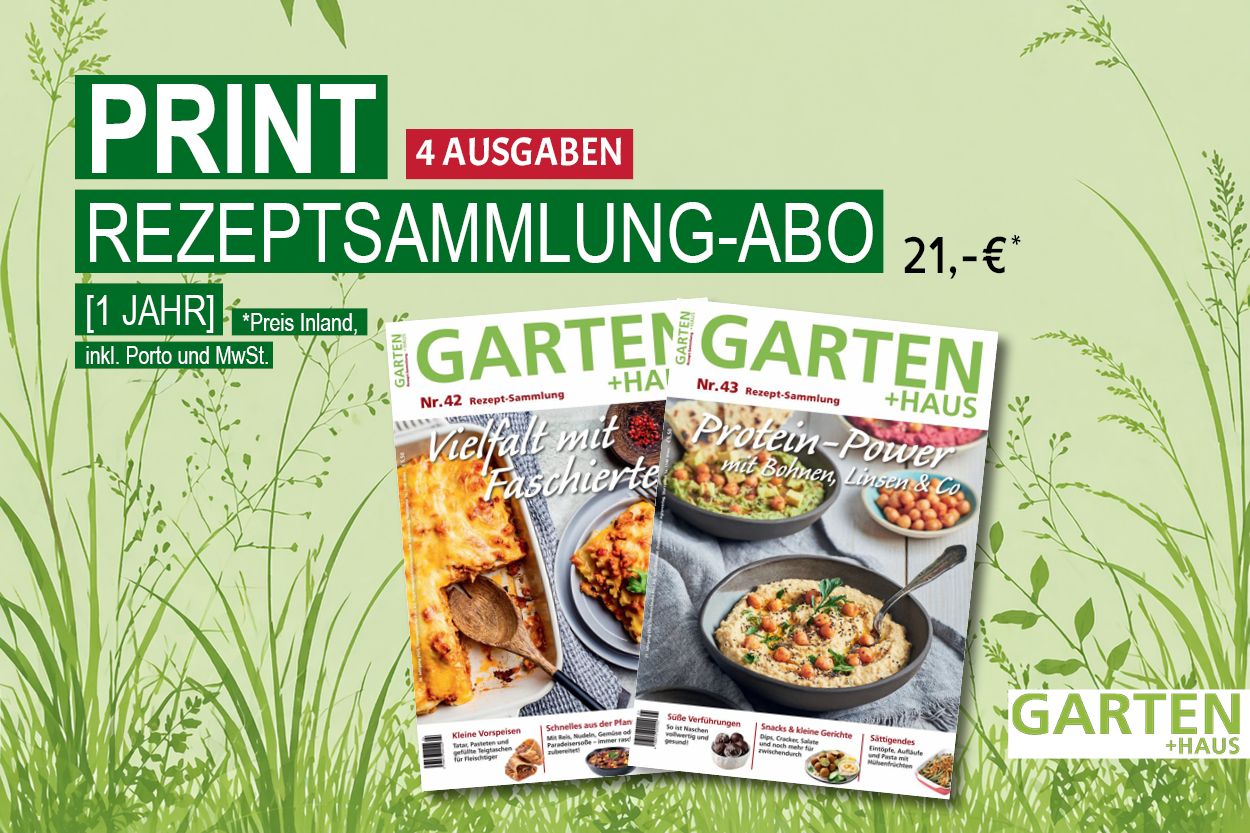 Garten und Haus Print Rezeptsammlung Abo