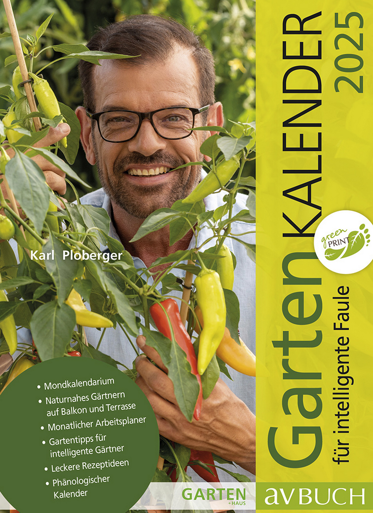 Gartenkalender 2025 für intelligente Faule Bücher Garten + Haus