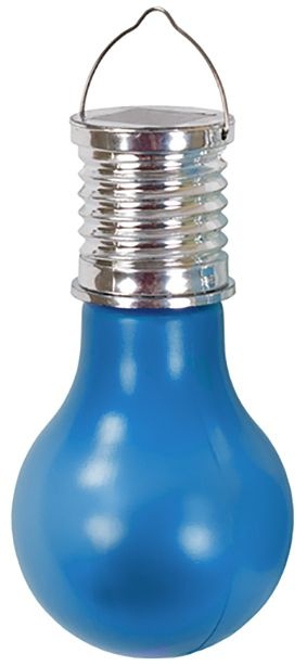 Solar Gartenglühbirne, blau
